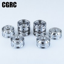 114 타미야 RC 트랙터 트럭 자동차 용 플라스틱 프론트 리어 휠 림 2 개 스카니아 R470 R620 악트로스 3363 1851 MAN TGX FH12, [3] 25mm unpower 2pcs