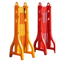 주차장 바리케이트 접이식 울타리 경량 펜스 휀스, 옐로우