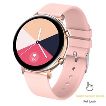 웨어러블 스마트워치 Xaiomi ECG PPG 스마트 워치 여성 BT 전화 Smartwatch 혈압 스포츠 피트니스 Tracke F, 01 Silicagel Pink