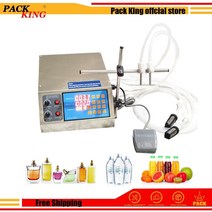 더블 헤드 액체 충전 기계 2 노즐 필러 전기 디지털 제어 펌프 0-4000ml 향수 물 주스 음주, filling machine_110V | 미국