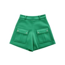 NEOPRENE CARGO POCKET SHORTS 네오프렌 카고 포켓 숏츠 GREEN