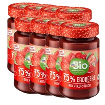 디엠바이오 dmBio Strawberry jam 독일 아가페시럽을 곁들인 딸기잼 250g, 8팩