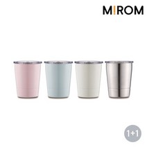텀스 미롬 쁘띠 진공 스텐텀블러 210ml 2P, 쁘띠 텀블러 실버+실버36920638