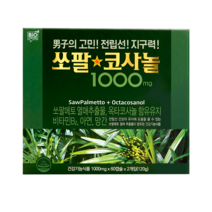 쏘팔코사놀 1000mg x 60캡슐 2박스(4개월분) 선물용 박스