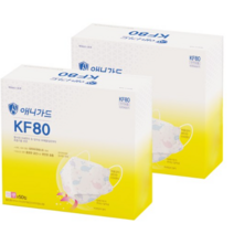 애니가드 꿈꾸는 고래 웰빙 황사 마스크 뉴 프리미엄 소형 KF80, 100개입, 8개