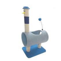Haengbuk 고양이 하우스 스크래쳐 캣타워, 젠틀맨 병아리