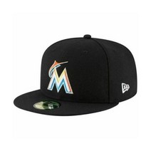 [70440171] 남성 뉴에라 MLB Authentic On Field 59FIFTY Fitted 캡 Miami Marlins