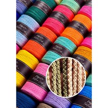 3.0mm 500g 소프트 폴리에스터 텍스쳐 코드 뜨개실 재료 네트백실 부드러운 여름실, No.53