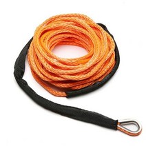 견인로프 윈치 로프 스트링 라인 케이블 외장 회색 합성 견인 15m 7700LBs ATV UTV 오프로드 용 세차 유지, [03] 주황색, 03 주황색