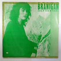(중고LP)(빈티지 인테리어용 디피용) LAURA BRANIGA/ SELF CONTROL/ 자켓 테두리 얼룩/ 음반 재생 가능 하나 틱 잡음 있음