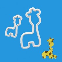 크리스마스 쿠키커터 쿠키틀 DIY 쿠키 커터 금형 케이크 퐁당 모델링 종이 컵 주방 요리 베이킹 도구, [16] giraffe