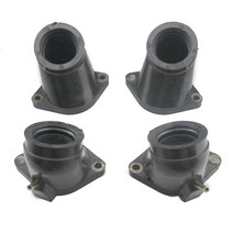 야마하 XVZ1300 로얄 스타 자정 용 오토바이 기화기 어댑터 흡입 파이프, 한개옵션0