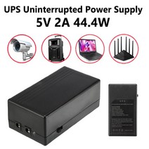 무정전 전원공급 장치 5v 다목적 미니 업 배터리 2a 44.4w 백업 보안 대기 111 x 60 x 43mm, 없음