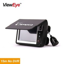 어군탐지기 어탐기 ViewEye 원래 HD 1000TVL 3.5 "전문 수 중 낚시 카메라 물고기 찾기 비디오 레코더, 01 Silvery NO DVR 15m, Silvery NO DVR 15m