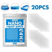 야외수영장 에어바운스 10/20pcs 풍선 풀 수리 패치 자기 접착제 PVC 라이너 비닐 고무 보트 스티커, [02] 20pcs