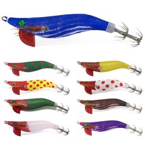 쉬림프에기2.2 한치낚시 이카메탈 한치에기, BCLK 쉬림프22 스킨 제브라블루