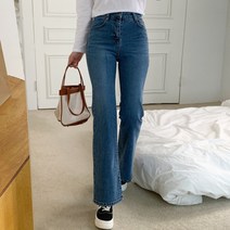 아아르 슬림 데일리 부츠컷 청바지