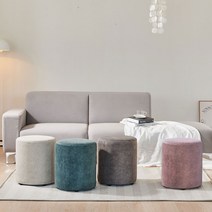 이노센트 구름 원형 조야 패브릭 스툴 화장대의자 i103773, 그린
