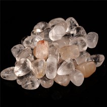 천연 원석 200g 벌크 모듬 혼합 텀블드 스톤 청금석 크리스탈 어벤츄린 흑요석 원석 암석 미네랄 레이키 차크라 치유 비즈 natural gemstone, 투명 크리스탈 200g