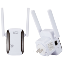 와이파이공유기 LTE라우터 PzzPss Wireless WiFi Repeater Router 2.4G 300Mbps Network Signal Amplifier, 02 US Plug