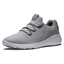 FootJoy 남성용 Fj Flex Coastal 이전 시즌 스타일 골프화 그레이/화이트.