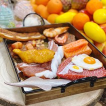 음식 모형 갈비 스테이크 디스플레이 장식 인테리어 소품 디자인 아이디어 상품, 표고버섯