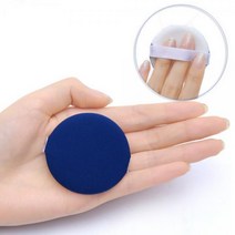 파우더 쿠션 팩트 파운데이션 퍼프 메이크업 스펀지, 단일, 아이보리