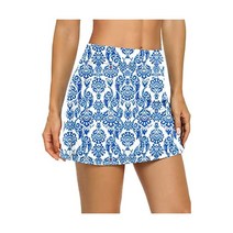 여성용 LouKeith 테니스 스커트 골프 운동용 Activewear Skorts Mini Summer Workout Running Shorts with Pockets