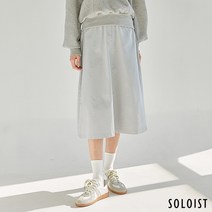 솔로이스트 [솔로이스트] 코튼 백밴딩 A라인 스커트 SADN1309