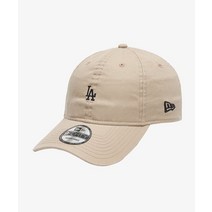 NEW ERA 무료반품 워시드 미니 로고 LA 다저스 언스트럭쳐 볼캡 베이지 940UNST MINI LOSDOD N BEI 12836206