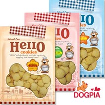 네츄럴코어 - 강아지 쿠키 비스켓 크래커 + 스페샬푸드4p, 헬로 쿠키 220g - 3종셋트