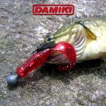 다미끼 에프그럽 F그럽 1.5인치 소프트웜 루어 쏘가리 꺽지 소프트베이트, 006