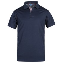 PROMORE 남녀공용 쿨론 체크 베이직 반팔 카라넥 티셔츠 단체복 유니폼 빅사이즈