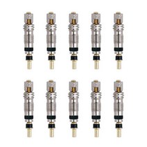 MTB자전거 경량 미니 접이식자전거 프레 스타 밸브 코어 황동 소재 CNC 가공 니켈 도금 도로 튜브리스 림 노즐 옵션 금속 도구 O 링, 해외, 04 Presta Core10pcs