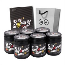[졸음연구소] 잠딱깨 자일리톨 무설탕 졸음껌 대용량 108g (쇼핑백 증정), 48개