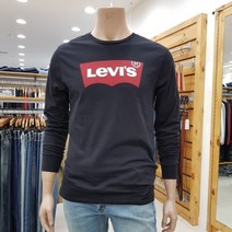 리바이스 리바이스 남&여 공용 로고 긴팔 티셔츠 036015-0013