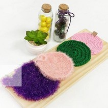 티코스터 수세미 코바늘 뜨기 만들기 취미 키트 방과후학습 미술준비물 DIY