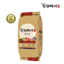 건강백서 강아지사료 건강한 6세이상 6kg + 스타벅스 기프티콘, 단품, 단품