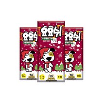 요요쉬 강아지 배변패드 겨울에디션 50p, 3개