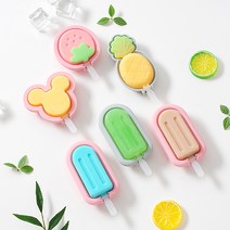 실리콘 수제 아이스크림 틀 몰드 1구 3종 DD-10716, 기본(그레이)