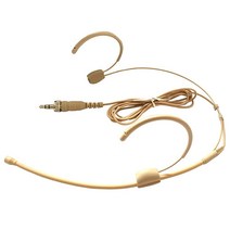 Microdot sennheiser 무선 시스템용 4015 헤드셋 헤드 장착 헤드웨어 마이크 - 3.5mm 나사 잠금 플러그 - 방향 마이크