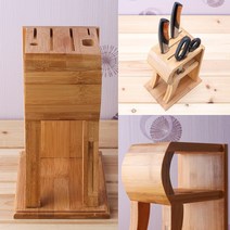 칼거치대 6구 부엌칼집 우드칼꽂이 칼꽂이 칼보관함 칼블럭