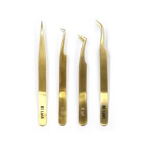 어스엔유 연장 속눈썹 핀셋 곡선형, 1개