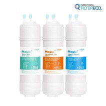 SK매직 정수기 필터 WPU-B100C 호환 최고급형, 8인치 1년 세트 (3+1+1)
