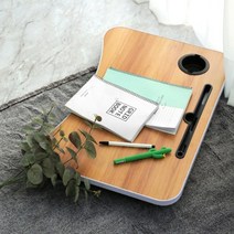 접이식 만능 테이블 독서 노트북책상 원룸책상 다용도, 멀티테이블 체리우드