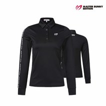 마스터바니에디션 골프 masterbunnyedition여성 액티비 데오드란트 카라 티 M422B3TS953_BK, 002, BK