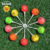 Chupa Chups 골프공 막대 컬러1구(선물용 특판용 필드용 판촉용), 오렌지