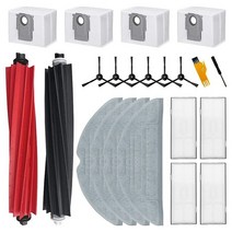 로보락 S8 프로 울트라 로봇 진공 청소기 메인 사이드 브러시 헤파 필터 천 먼지 봉투 교체 액세서리, 01 As Shown