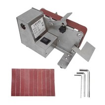 탁상그라인더 탁상그라인더6인치 8인치 연마석 칼갈이그라인더 전동칼갈이 소형 연마기 숫돌 180w 샌딩 machine7 기어 속도 조절 가능한 연마 기계 데스크탑 샌더 금속 나무, 전원 공급 없이