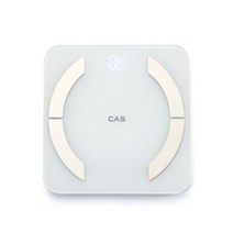 CAS 블루투스 체중계, Milky White, GBF-1603B